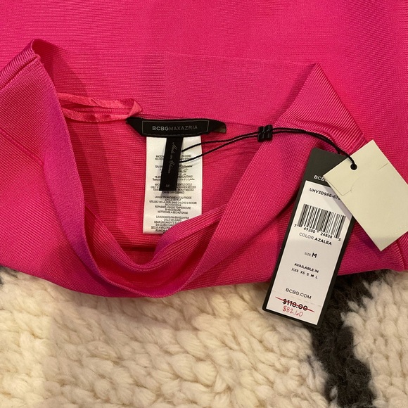BCBG Bodycon Skirt Hot Pink NWT - Picture 3 of 7